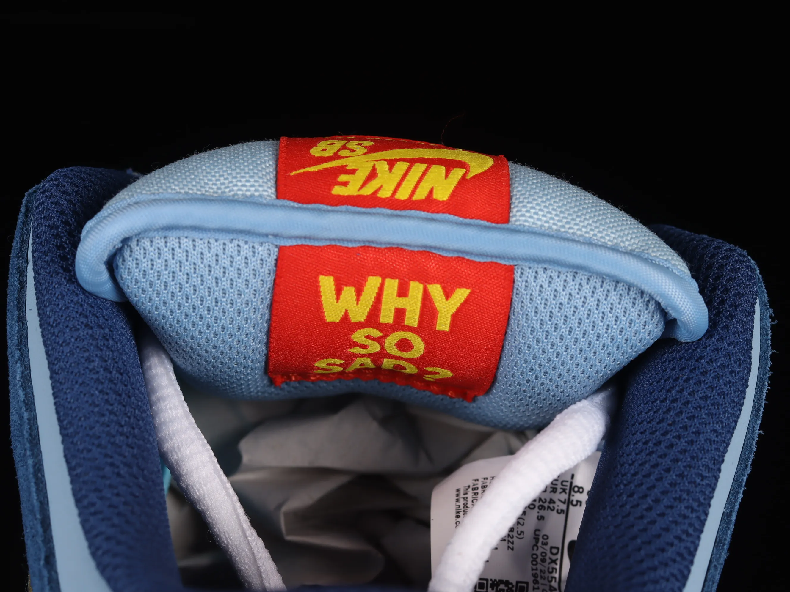 All Categories Nk SB Dunk Series Nk SB Dunk Low Low-top sneakers F version Why So Sad? x Nk SB Dunk Low SB low-top sports and leisure sneakers DX5549-400